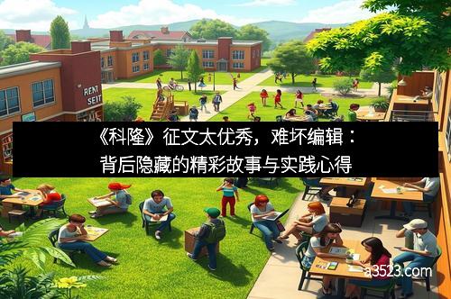 《科隆》征文太优秀，难坏编辑：背后隐藏的精彩故事与实践心得